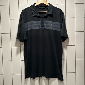 Travis Mathew Performance GolfTec Golf Polo Shirt Size L